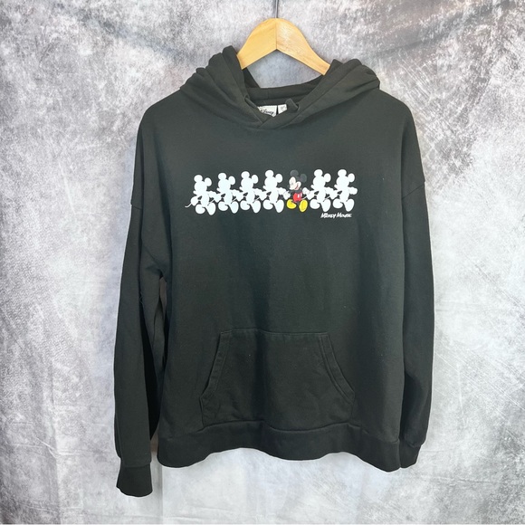 Disney Other - Disney Mickey Mouse Youth Large Black Pullover Hoodie